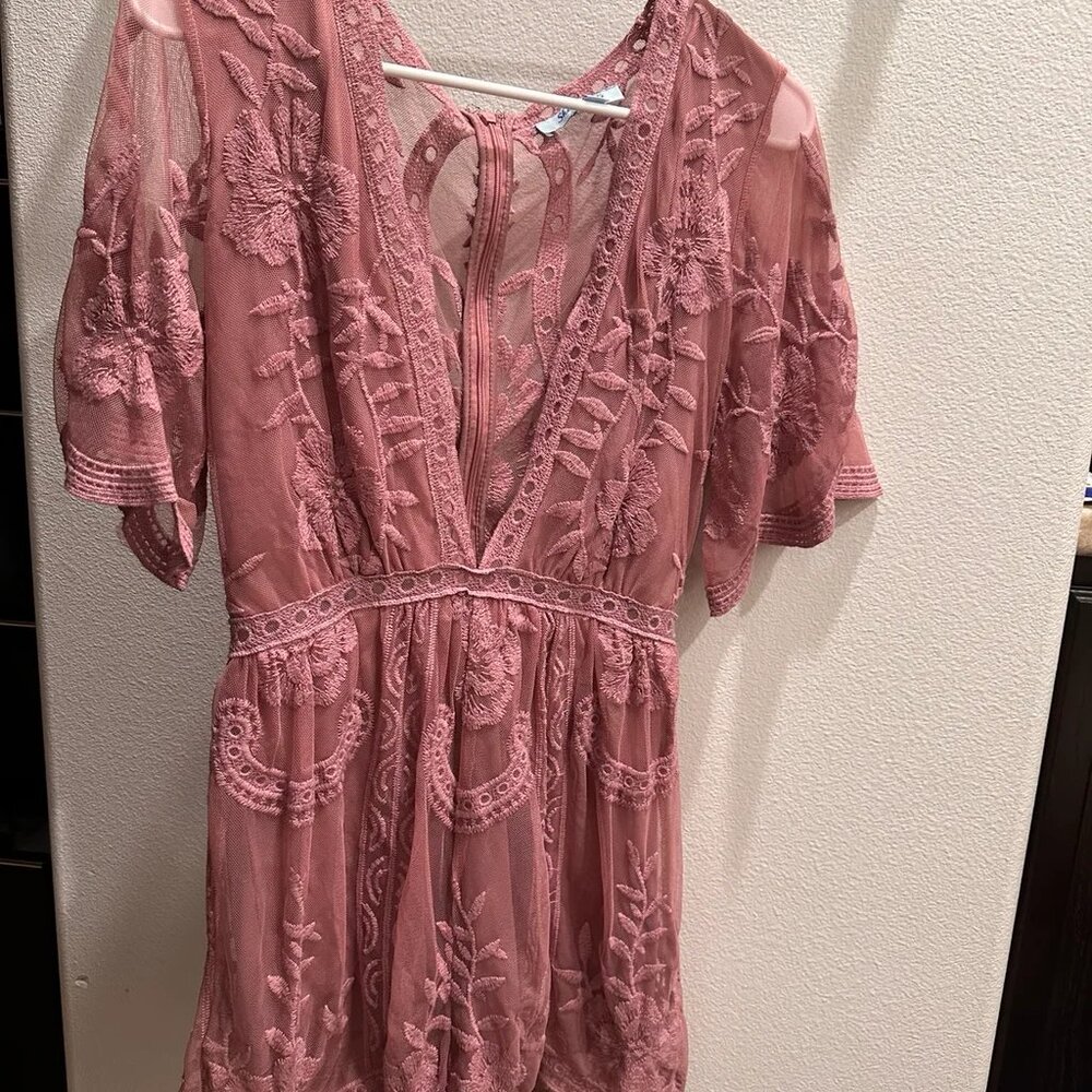 Pink romper